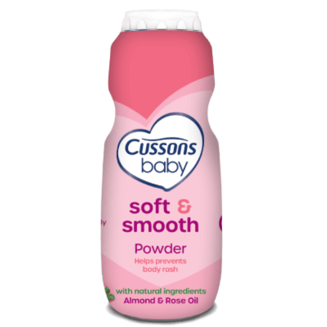 CUSSONS BABY POWDER SOFT & SMOOTH(MILK & ROSE OIL)200G